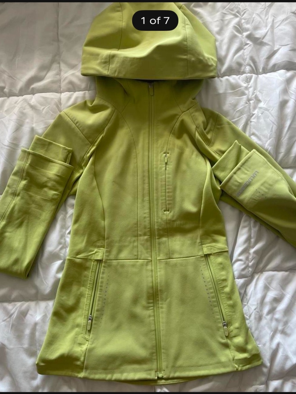 LULULEMON rain jacket limited edition colour wasabi